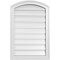 Ekena Millwork Arch Top Surface Mount PVC Gable Vent: Non-Functional, w/2"W x 1-1/2"P Brickmould Frame, 20"W x 28"H GVPAR20X2802SN - alternate 1